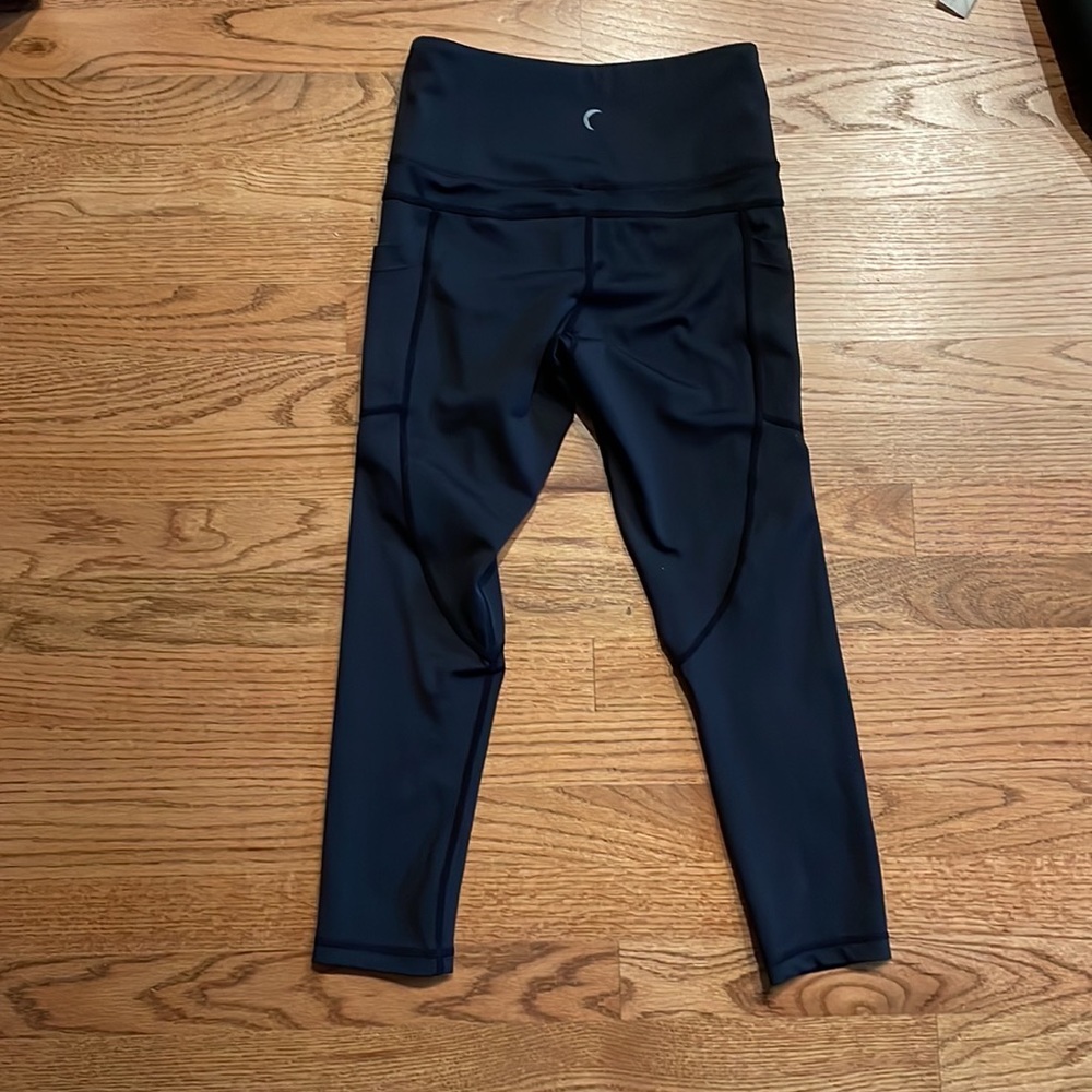 Ziya black cropped leggings size XS